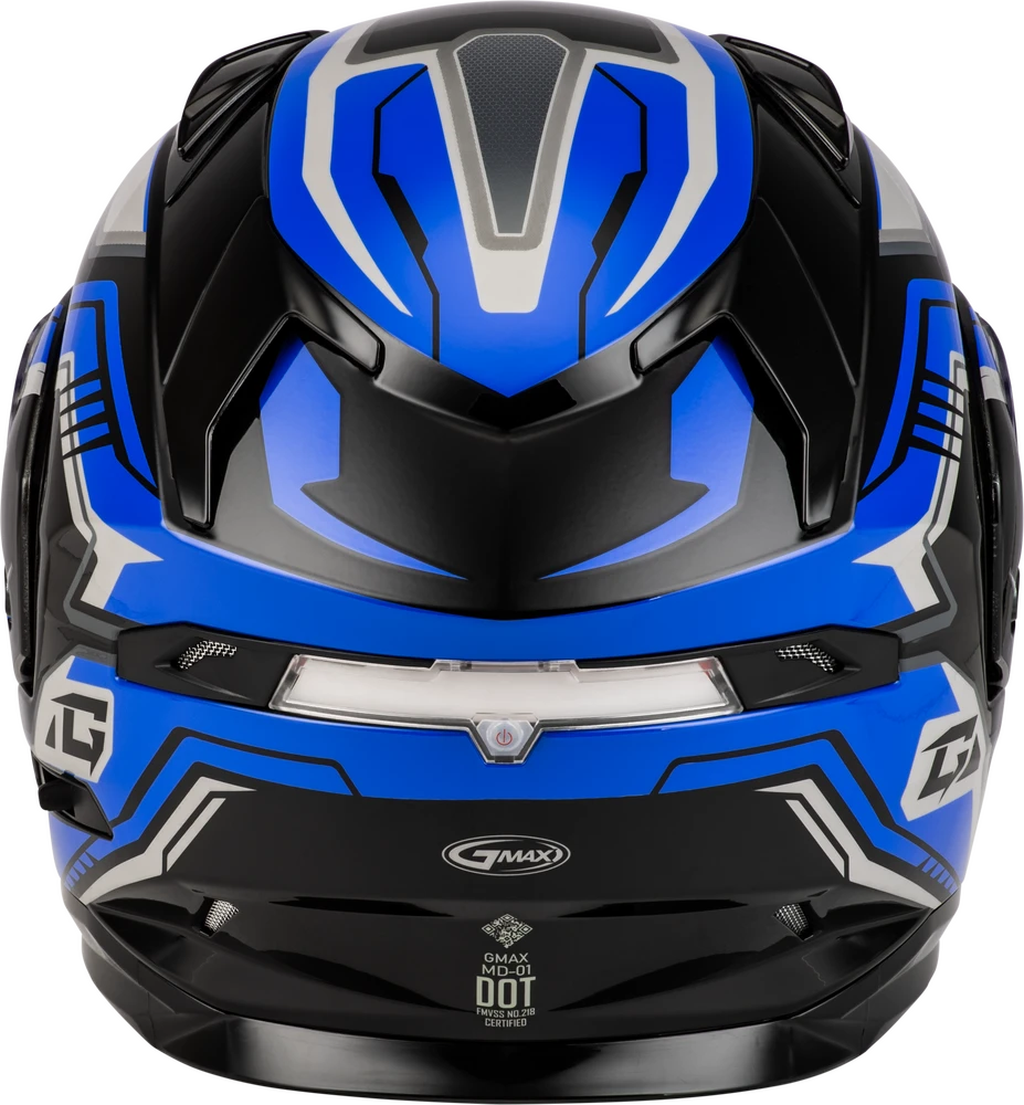 Gmax MD-01S Transistor Snow Helmet Blue Black Electric Shield 6 Gmax MD-01S Transistor Snow Helmet Blue Black Electric Shield - Image 4