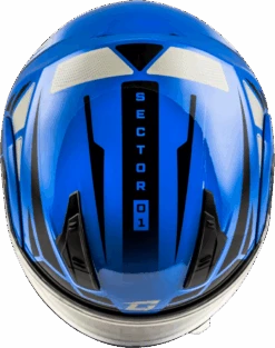 Gmax MD-04 Modular Snow Helmet Sector Gloss Blue Black Electric Shield -HJC Store e222 64dd0db44b6dc