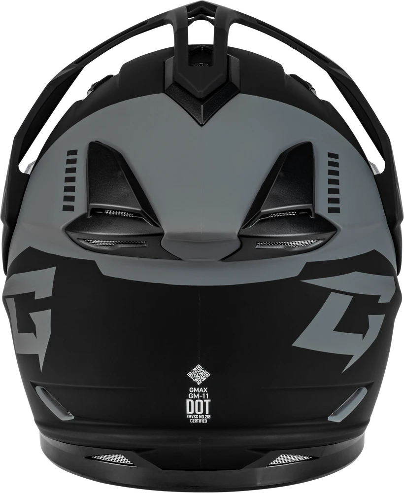 Gmax GM-11S Ronin Snow Helmet Matte Black Silver Electric Shield 6 Gmax GM-11S Ronin Snow Helmet Matte Black Silver Electric Shield - Image 4