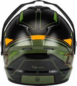 Gmax MD-74S Spectre Snow Helmet Black Green Electric Shield -HJC Store e942 64fb670a6771c