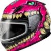 Gmax GM-49Y Youth Full Face Helmet Drax Graphic Pink Electric Shield -HJC Store eaaf 64dbef72298b4