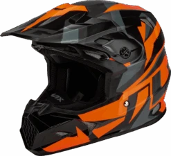 Gmax MX-96S Snowcross Helmet Orange