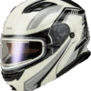 Gmax MD-01S Transistor Snow Helmet White Grey Black Electric Shield -HJC Store ee16 64f0f7d46589f