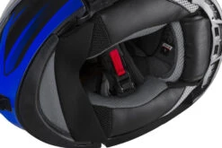 Gmax MD-01S Modular Snow Helmet Descendant Matte Black Blue -HJC Store eed9 5f3ea56652901