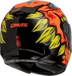 Gmax GM-49Y Youth Full Face Helmet Drax Graphic Orange Electric Shield -HJC Store f671 64dbee3ab8bf6 1
