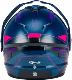 Gmax MD-74S Spectre Snow Helmet Blue Pink Purple Electric Shield -HJC Store faeb 64fb67357357a