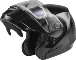 Gmax MD-04 Modular Snow Helmet Gloss Black Electric Shield