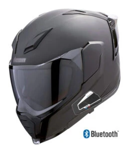 Icon Ultraflite Full Face Bluetooth Helmet Rizz Rizz MIPS Matte Black -HJC Store helmet rizzrizz 1024x1024 T9S
