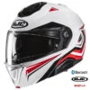 HJC I91 Modular Bluetooth Helmet Tricus MC-1 -HJC Store hj ci91 tricus helmet white black red 1800x1800 11b