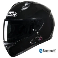 HJC C10 Full Face Bluetooth Helmet Gloss Black