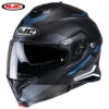 HJC C91 Helmet Sena Smart 20B Bluetooth Headset Karan Graphic MC-2SF Blue 2 HJC C91 Helmet Sena Smart 20B Bluetooth Headset Karan Graphic MC-2SF Blue -HJC Store hjcc91 karan helmet black blue 20binstalled