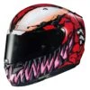 HJC RPHA 11 Pro Carnage Full Face Helmet -HJC Store hjcrpha11 pro carnage helmet red black rollover