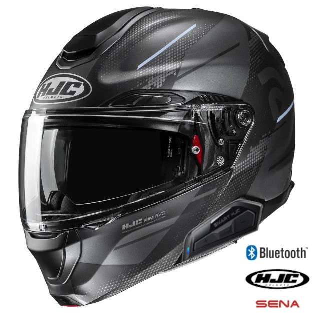 HJC RPHA 91S Modular Helmet Blat Graphic MC-5SF 11b Installed 3 HJC RPHA 91S Modular Helmet Blat Graphic MC-5SF 11b Installed