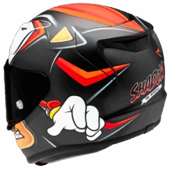 HJC RPHA 12N Full Face Bluetooth Helmet Shadow The Hedgehog MC-1SF -HJC Store mc1sf rpha12 shadow the hedgehog 3
