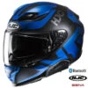 HJC F71 Full Face Bluetooth Helmet Bard MC-2SF 11b Installed